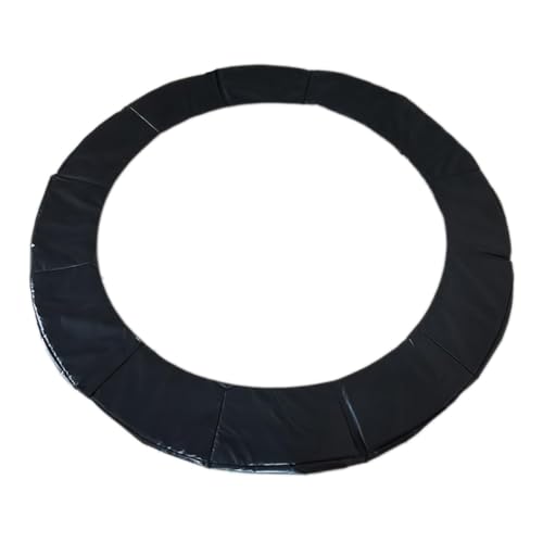 Replacement Trampoline Safety Pad Mat, 6FT 8FT 10FT 12FT 13FT 14FT 16FT UV Resistant Safety Mat Spring Cover - color: Black, size: 16FT-488cm