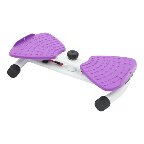 Waist Twister Machine Exercise, Adjustable Exercise Twist Board Twist Board for Exercise, Noiseless Ab Twister for Home Gym Equipment, Anti-Slip Home Gym Workout Equipment for Women Belly Fat - color: Purple