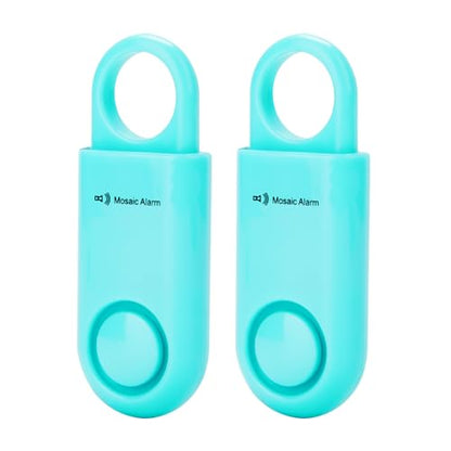 2 Pack Personal Alarm Replaceable Battery | Ultra-Lightweight 0.7 oz - color: Aqua