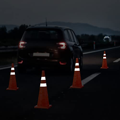 RoadHero 28 Inch 8 Pack Collapsible Traffic Safety Cones with Bag, Orange - size: 28 Inch (Pack of 2)