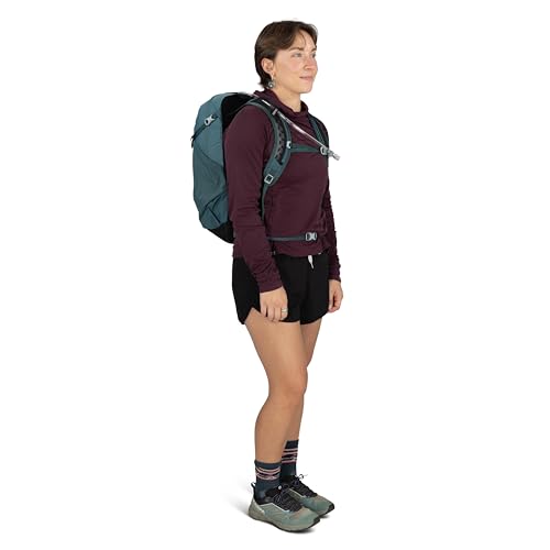 Osprey Sportlite Lightweight Hiking Backpack with Hydraulics Reservoir for Men & Women - Everyday Hydration Travel Bag - color: Serenity Blue, style: 20l