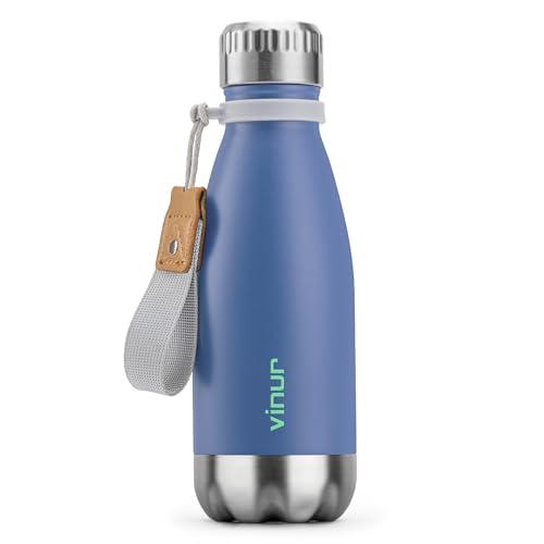 Kids Stainless Steel Water Bottle for School-9 oz Insulated Water Bottle - color: Royal Blue, size: 9 Ounces