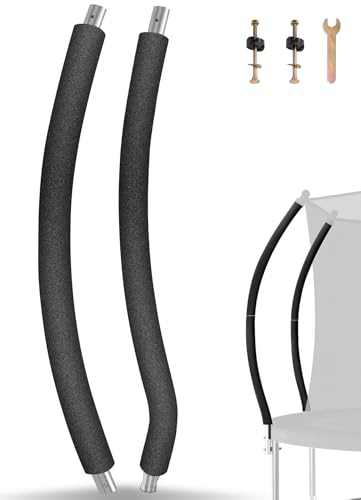 Trampoline Poles Replacement for Skywalker Or Jumpzylla Trampoline Net - style: For Jumpzylla 12&14ft-1xUpper+1xLower Tube