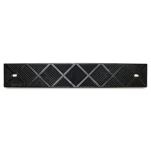 Outdoor Anti-Slip Stair Treads 2x12 Black – Durable Non-Skid Safety Strips for Steps, Decks & Ramps, Glass Reinforced Composite, All-Weather Commercial Grade