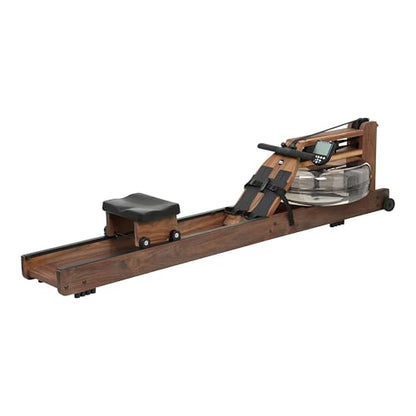 WaterRower Walnut Rowing Machine with S4 BLE Monitor | USA Made Water Rower | Original Handcrafted Erg Machine for Home Use & Gym | Best Warranty - color: Lo-Rise