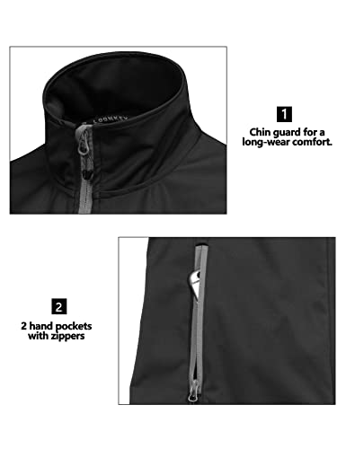 Little Donkey Andy Women's Lightweight Softshell Vest - color: Black, size: 3X-Large
