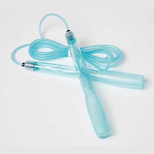 Skipping Jump Rope for Fitness Workout - Light Weight, Adjustable, Tangle Free, Excellent line control for Cardio Boxing, CrossFit, Training Exercise All Ages and Gender ( Special Luxury, KA-220, Made in Korea) - color: New Gold Sky