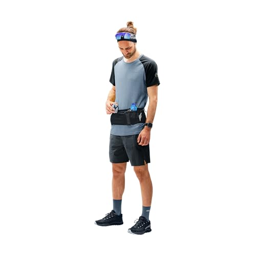 Deuter Traick Belt, Lightweight Reflective Running & Trail Belt for Runners - Black - Small - size: Small