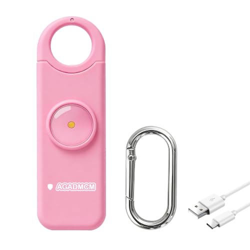 Rechargeable Personal Safety Alarm for Women - color: Baby Pink
