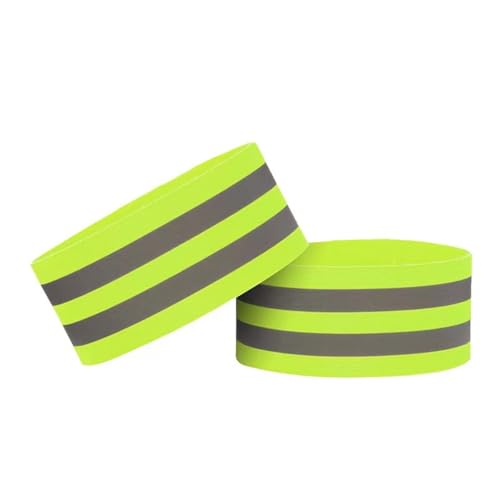4PCS Reflective Bands for Wrist Arm Ankle Leg High Visibility Reflect Straps for Night Walking Cycling Running Safety Reflector Tape