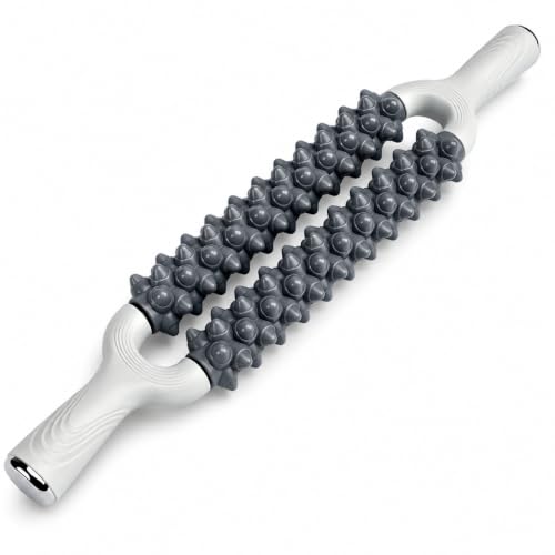Muscle Roller Stick for Muscle Recovery, Double Row Massage Roller