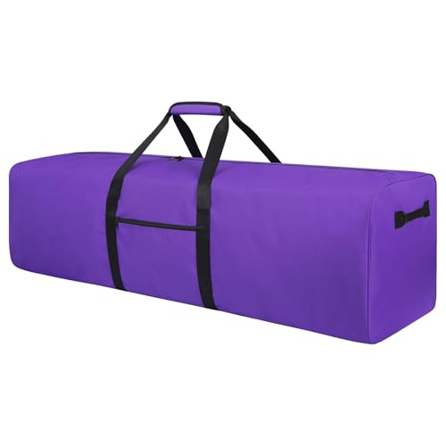 Urbanstand 52 inch Foldable Duffel Lock Zipper Travel Camp, Purple - color: Purple, size: 52 Inch