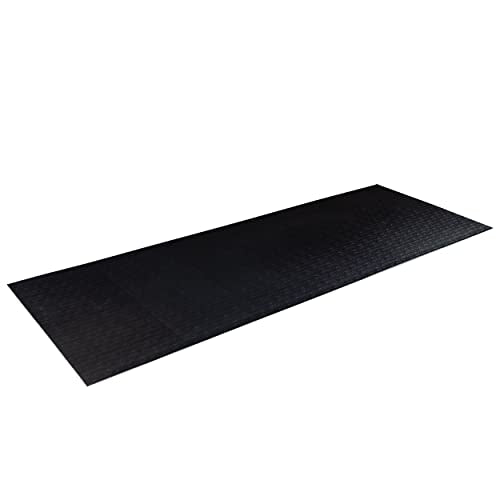 Body-Solid Tools Treadmill Mat - 9ft Vinyl Cardio Mat for Rowers, Exercise Bike and Home Gym Equipment, Ideal for Carpet, Hardwood Floors and Concrete