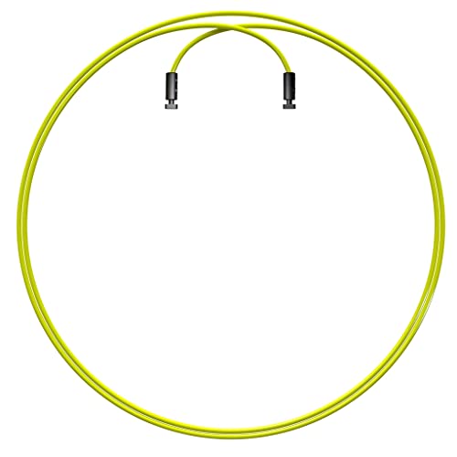 Velites - Earth 2.0 Replacement Jump Rope Cable - 4mm Standard Crossfit Speed Rope Wire for Fitness and Training - style: Standard Green 4 mm