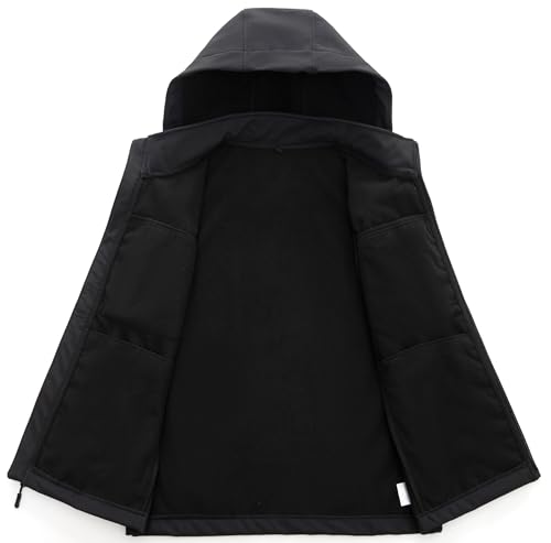 GGleaf Men's Softshell Vest Windproof Lightweight Golf - color: Black, size: X-Large