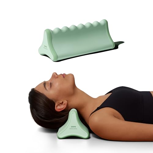 Wave Eiffel II - 3 Different Edged, Whole Body Massage Tool, Neck, Shoulder, Back, Lower Back, Hip Muscle Pain Relief, Trigger Point & Deep Tissue Muscle Release (Soft Mint) - color: Soft Mint
