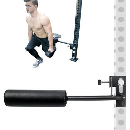 AHTAPFON Nordic Leg Roller for Rack Mounted,Bulgarian Split Squat Accessories,Nordic Hamstring Curl Attachment,Home Gym Equipment for uprights ranging from 2" to 4" wide - size: 0.7″-18mm Hole