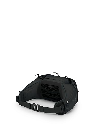 Osprey Tempest 6L Women's Lumbar Hiking Waist Pack - Fanny Pack with Water Bottle Holders - color: Black/Coal Grey, style: 6l