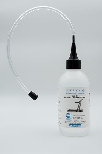 Silicone Treadmill Belt Lubricant, NSF H1 Grade,13-inch Application Tubes, Pure Silicone Oil, Non-Toxic & Odorless, High-Temperature Resistant, Easy to Use for All Brands (8.4 oz/248 ml) - size: 8.4 oz/248 ml