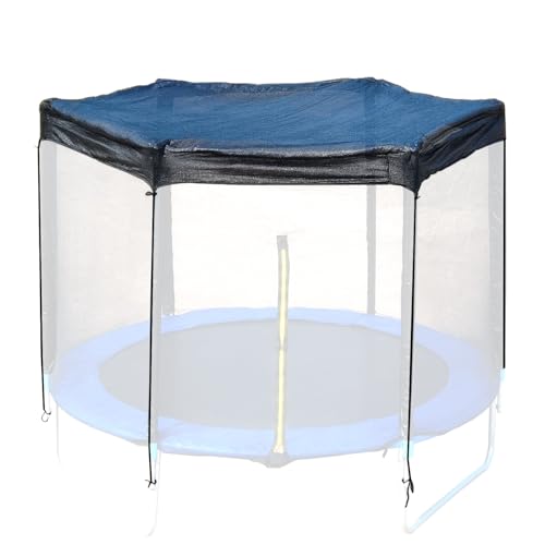 Trampoline Shade Cover 10FT 8Poles for Straight Pole Trampoline - size: 10FT 8 poles