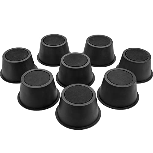 BTSD-home Round Bed Risers 3 Inch - color: 3 Inch, size: 8 Pack