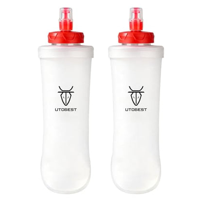 UTOBEST U/lab Soft Flask 500ml, Collapsible Water Bottle, 2 pcs