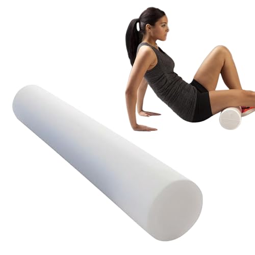 THERABAND Pro Foam Roller, Back, Muscle, Exercise, Physical Therapy, White - size: 6in x 36in - Round