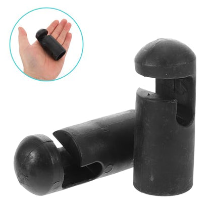 8 Pack Trampoline Pole Caps Replacement Trampoline Pole Covers for Safety Net Tops Plastic Tube Caps for Net Poles Parts for Installation and Repair