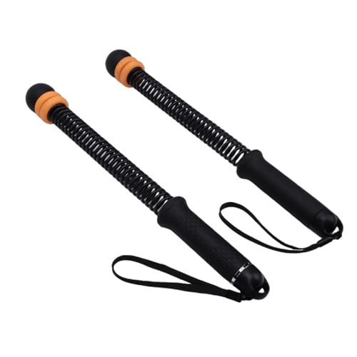 1Pair Weighted Ropeless Battle Ropes - Heavy Duty Cordless Battle Rope with Adjustable Load Ring, Portable Arm Exerciser Rope for Home Gym, HIIT, Strength, Training for Men & Women