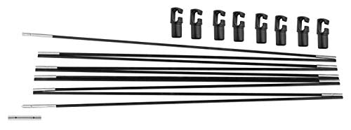 Upper Bounce Trampoline Poles Replacement, Fiberglass Rods, Top Ring Net Enclosure Support, Durable Accessories and Parts - size: 10 ft