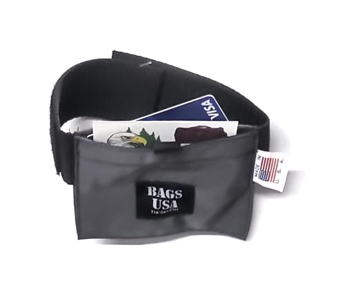 Athletic Ankle Wallets for Running, Walking,Great For Gym Or Travel Made In USA. (Gray) - color: Gray