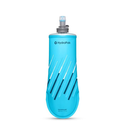 HydraPak PocketFlask Compressible, Low Profile Soft Flask (500ml) - size: 17 Ounces
