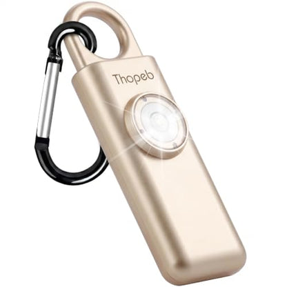 Personal Safety Alarm for Women – Superior Loud Siren & SOS Strobe - color: Metallic Rose