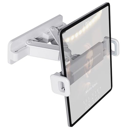 pzoz Tablet Wall Mount, No Drill iPad Holder, 360° Adjustable Mount