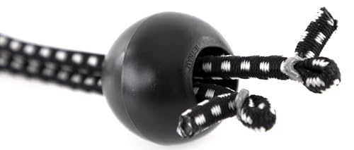 Kotap BB-9B Ball Bungee Cord, Heavy-Duty & Versatile, Indoor & Outdoor, Tarp Tie-Down, Organize & Secure, 9 Inch, Black, 25 Pack - size: 9 Inch, style: 25-Pack