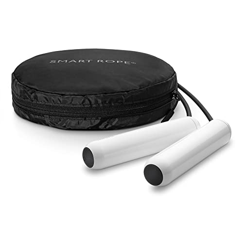 [Tangram Factory] Smart Rope - LED embedded Jump Rope - See your fitness data in MID-AIR - color: White, size: Large