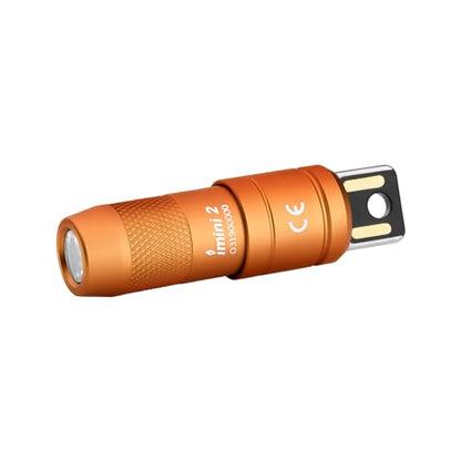 OLIGHT IMINI 2 Rechargeable EDC Keychain Mini Flashlight Orange - color: Orange