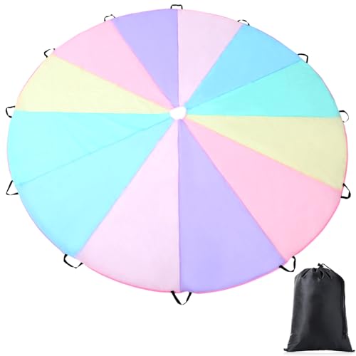 Arrowbash 6/10/12/16 ft Kids Parachute Toy Play Tent Game - size: 10 ft