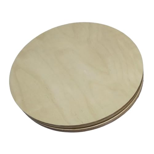 Yiju Rotating Disc Waist Twisting Disc Rotational Disk Twister Board Ab Exercise Wooden Rotator for Pilates Core Workout