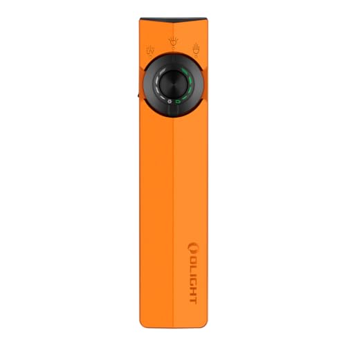 OLIGHT ArkPro EDC Flat Flashlight Rechargeable, Pocket Light, Orange CW - color: Orange