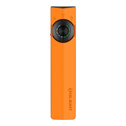 OLIGHT ArkPro EDC Flat Flashlight Rechargeable, Pocket Light, Orange CW - color: Orange