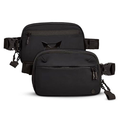 Vertx Everyday Tactical Fanny Pack + - 100% Nylon Fanny Pack for Men and Women with CCW-Ready Design and Rapid Access Tab - Black - 2L - color: Black, style: Everyday Fanny Pack +