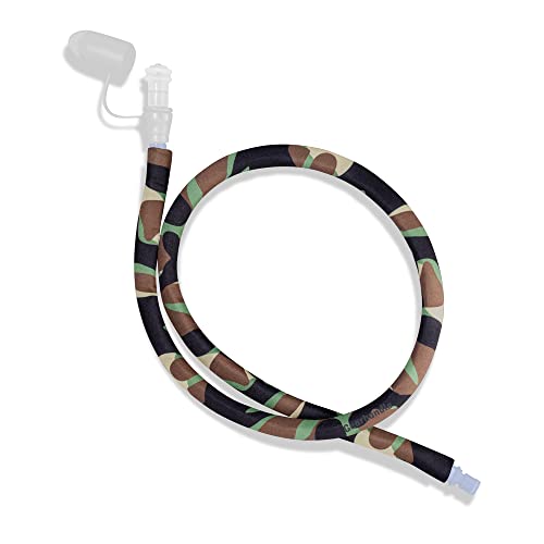 Hydration Pack Insulated Drink Tube Covers - color: Woodland Camo