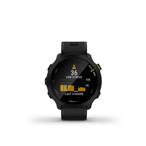 Garmin Forerunner 55, GPS Running Watch with Daily Suggested Workouts, Up to 2 Weeks of Battery Life, Black - 010-02562-00 - color: Black