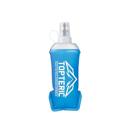 Collapsible Soft Flask Water Bottle, TPU Soft Folding Flexible Water Bottles for Hydration Pack/Running Vest, BPA/PVC Free, Ideal for Running Hiking Cycling Climbing (250ml) - style: 250ml