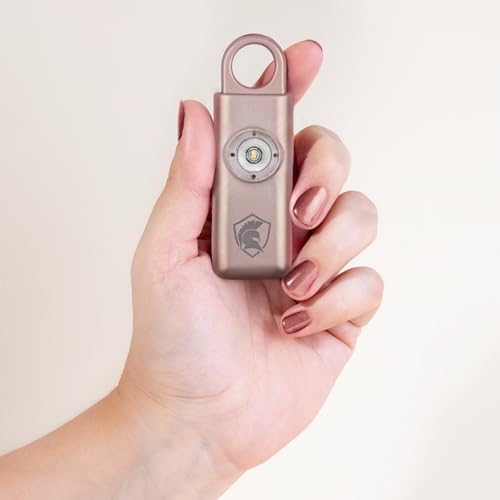 The Original Personal Safety Alarm for Women - Loud Siren, Strobe Light and Key Chain 2.0 Version (Rose Gold) - color: Rose Gold