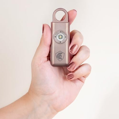 The Original Personal Safety Alarm for Women - Loud Siren, Strobe Light and Key Chain 2.0 Version (Rose Gold) - color: Rose Gold