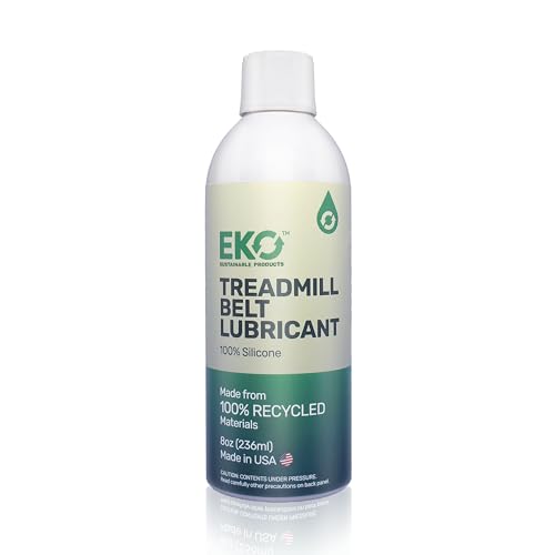 100% Silicone Treadmill Belt Lubricant - Treadmill Oil Spray - All Types of Treadmills - Eco-Friendly Lube - Non-Toxic - Odorless - 8 oz