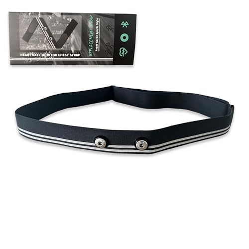 Heart Rate Monitor Replacement Strap Compatible with Polar Garmin Tickr Wahoo Coospo- Heart Rate Monitor Strap Replacement