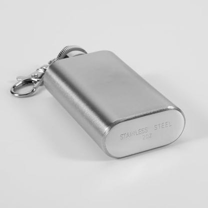 2PCS Stainless Steel Hip Flask,2oz Hidden Flasks for Liquor for Men, Multifunctton Pocket Mini Small Pocket Flask,Mini Pocket Wine Bottle with Keychain 2oz Pocket Whiskey Bottle